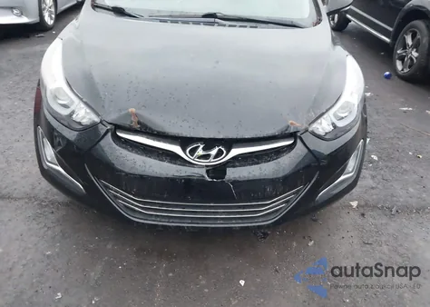2014 Hyundai Elantra Limited from USA, damaged, VIN KMHDH4AE3EU122861